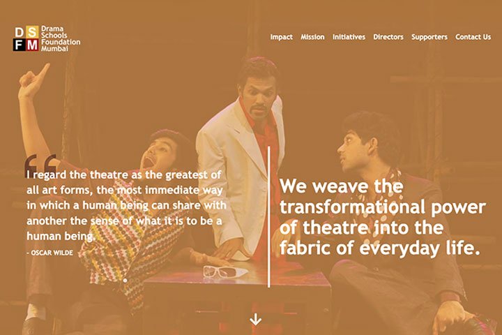 Drama Schools Foundation Mumbai Website